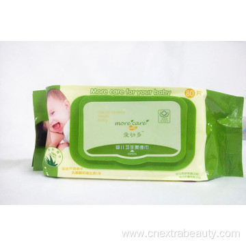 Plain Woven Feature Natural Baby Water Wipes